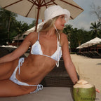 3 Piece Mesh Skirt Bikini Set