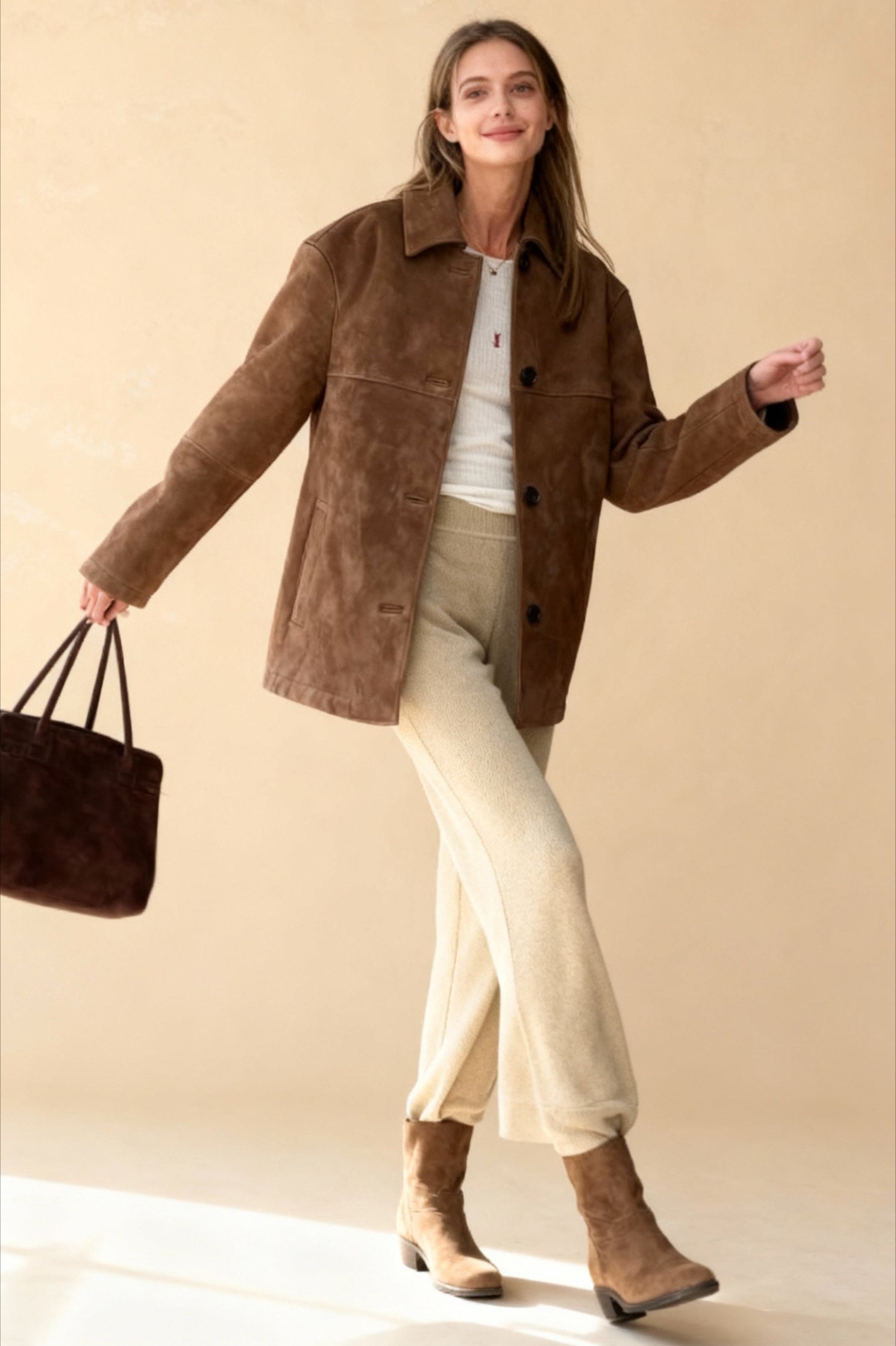 Fashion Casual Solid Stylish Elegant Long Sleeve Jacket Main image