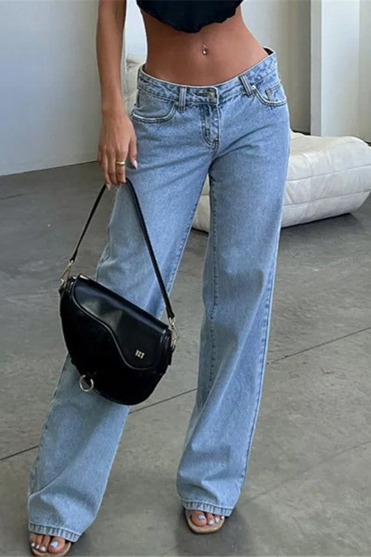 Vintage Low Waist Loose Fit Jeans Main image