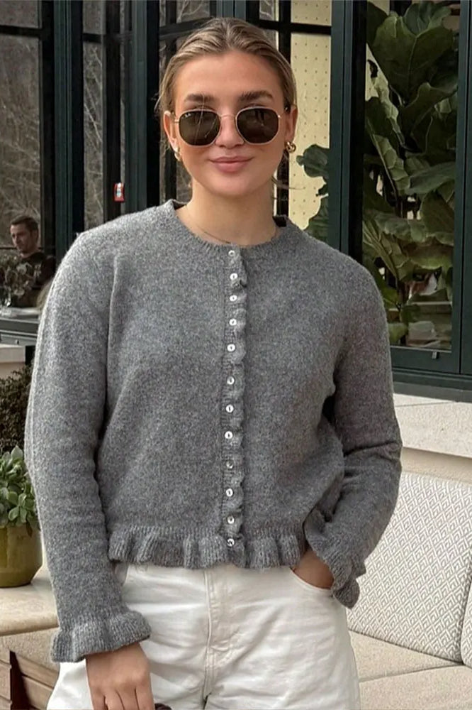Single-Breasted Knit Cardigan Secondary image