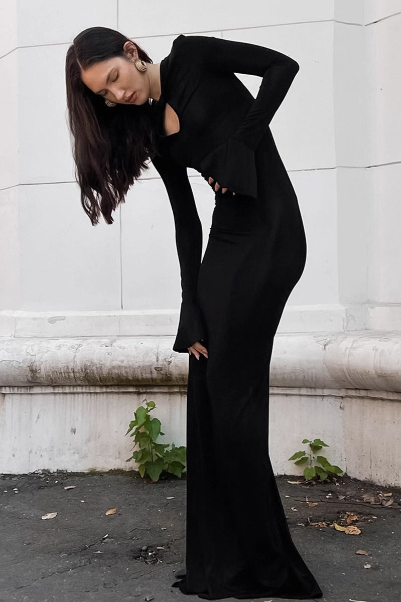 Bell Sleeve Knit Work Dress Secondary image