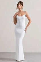 Lace Backless Cami Bodycon Mermaid Maxi Dress