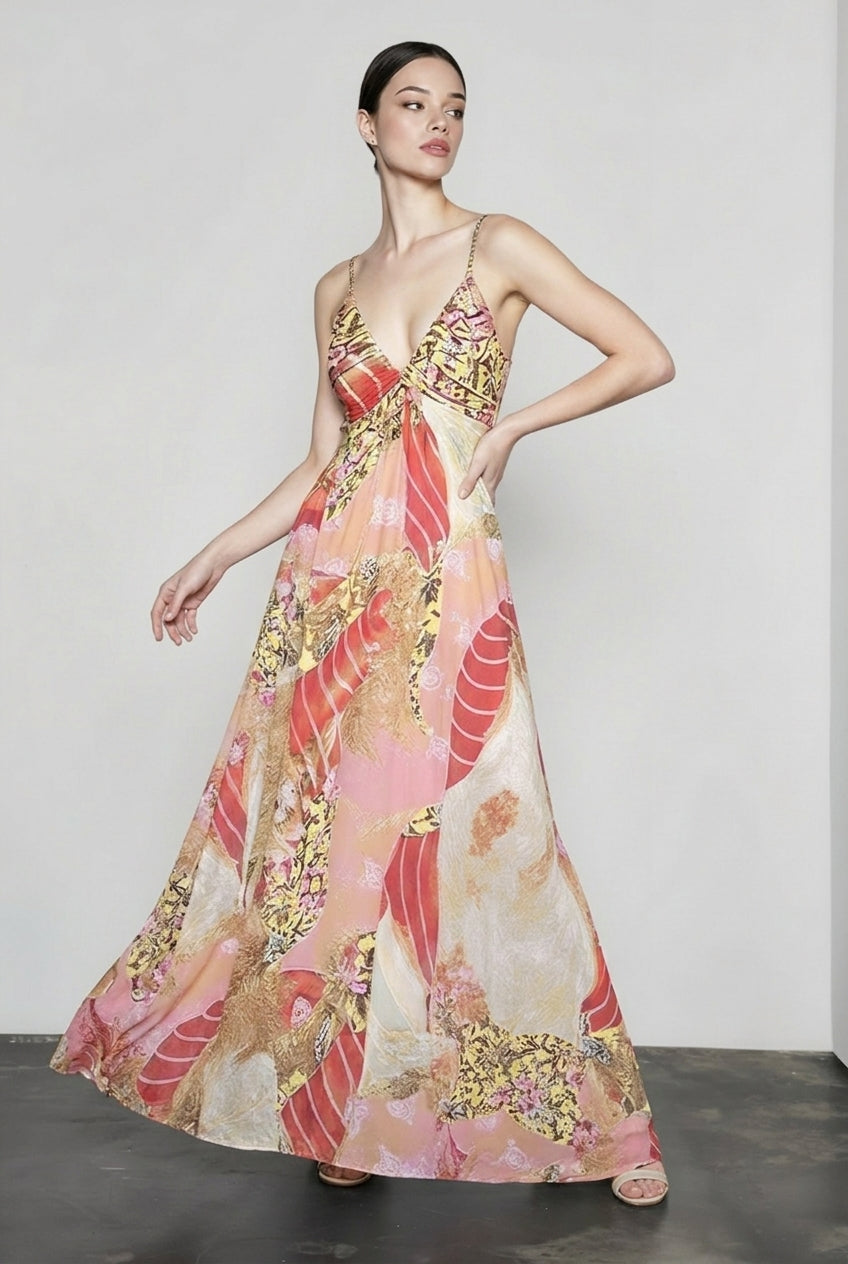 Chic Sleeveless Floral Vacation Dress Secondary image