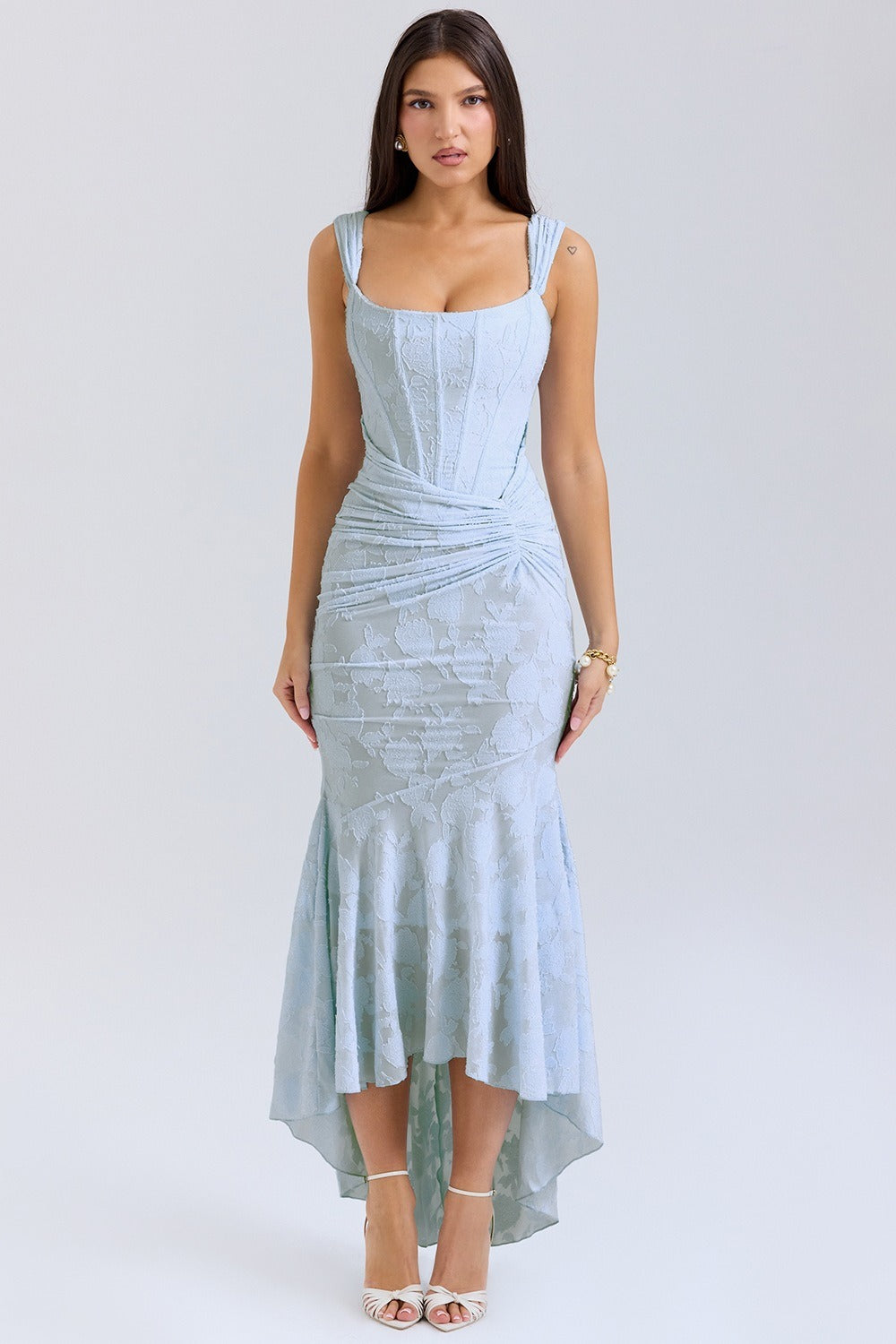 Boned Tailored Mermaid Formal Dress Main image