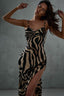 Slit Bodycon Slip Dress