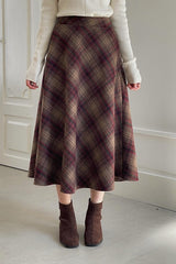 Vintage Red Mohair Christmas Skirt