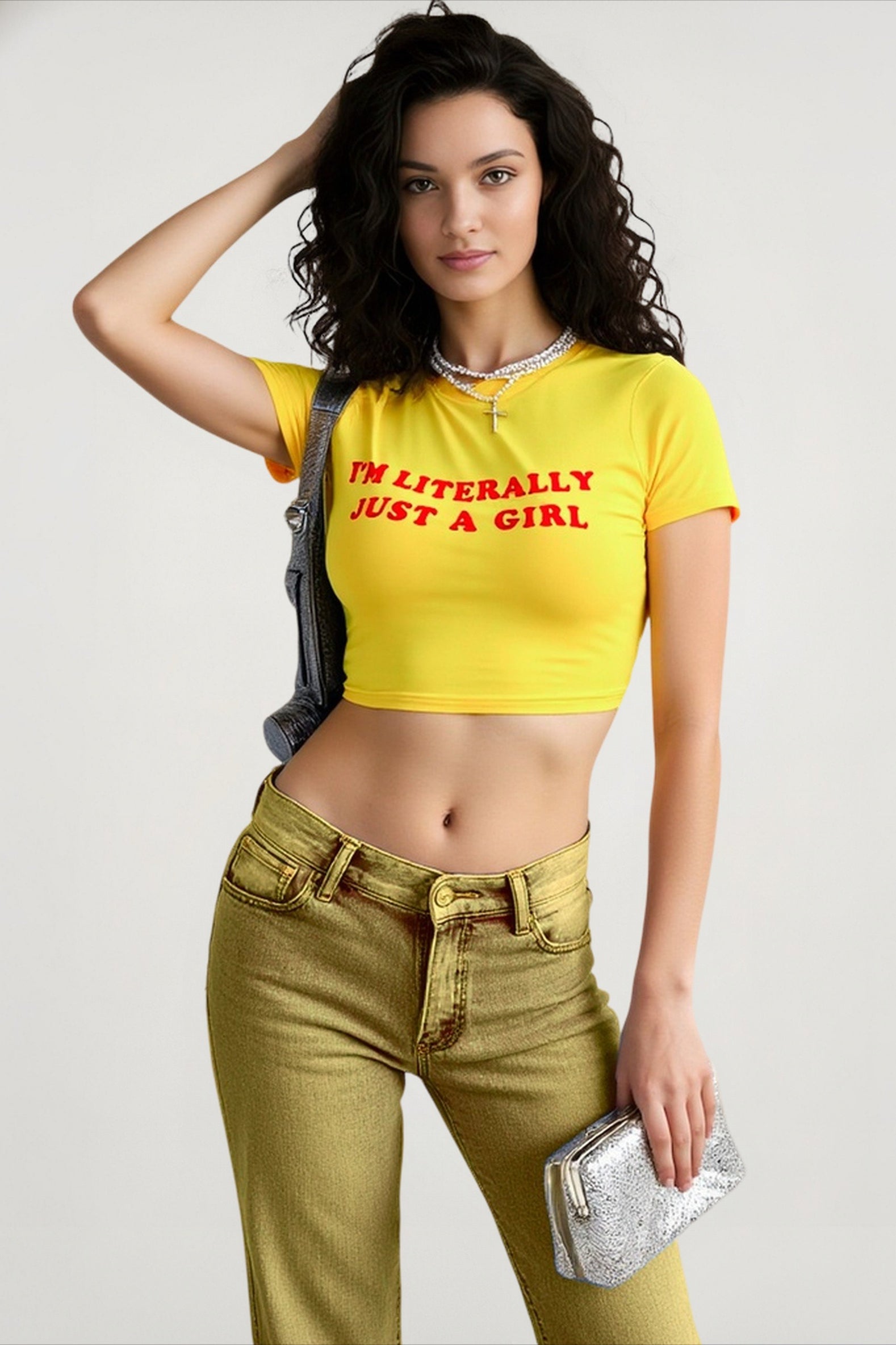Vintage Y2K Crop Top T-shirts Main image