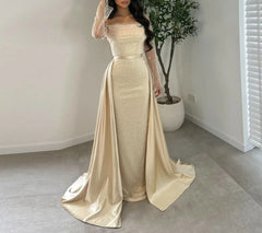 Sequin Mermaid Long Sleeve Prom Dress