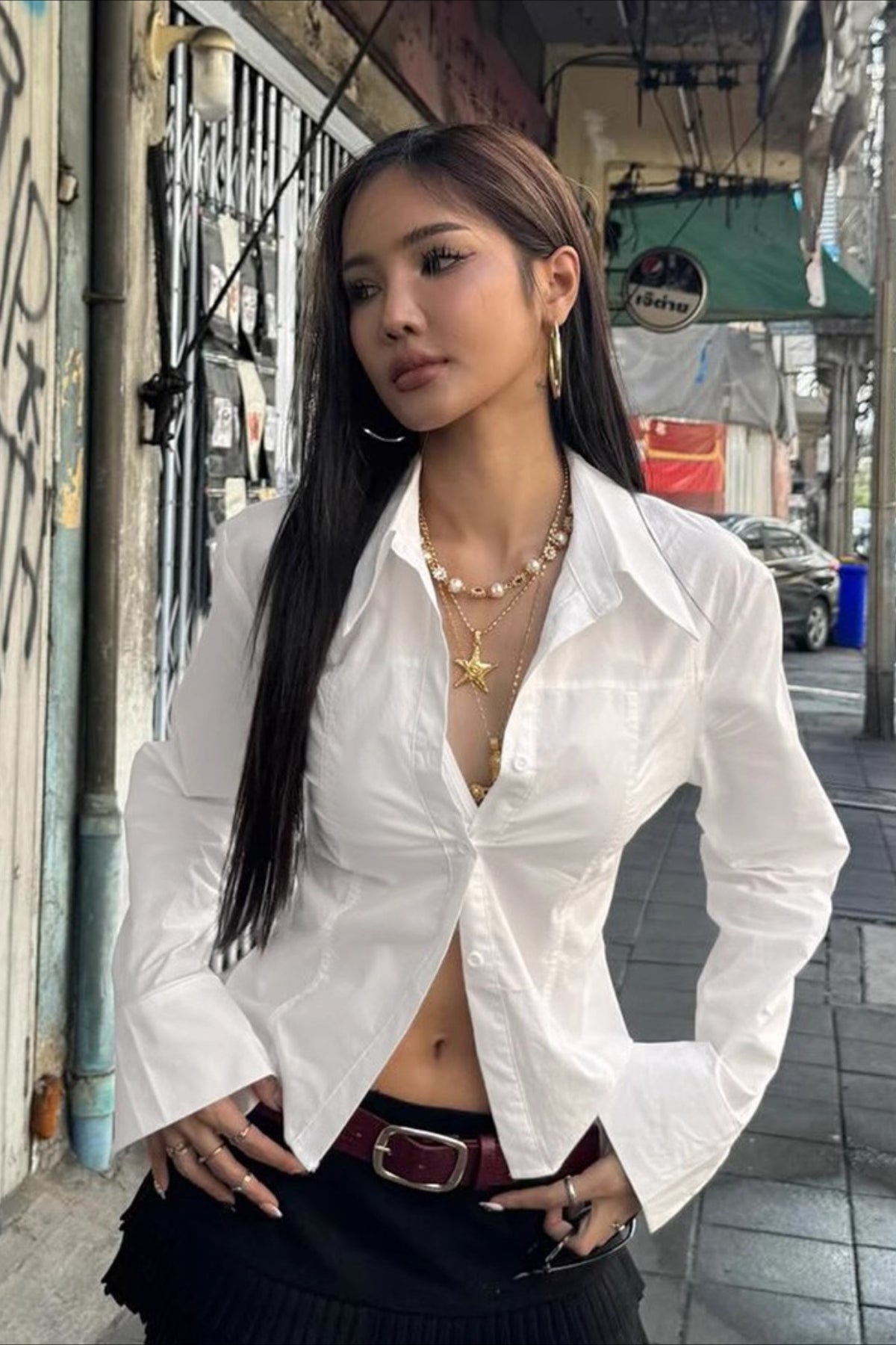 Smocked Waist Blouse Main image