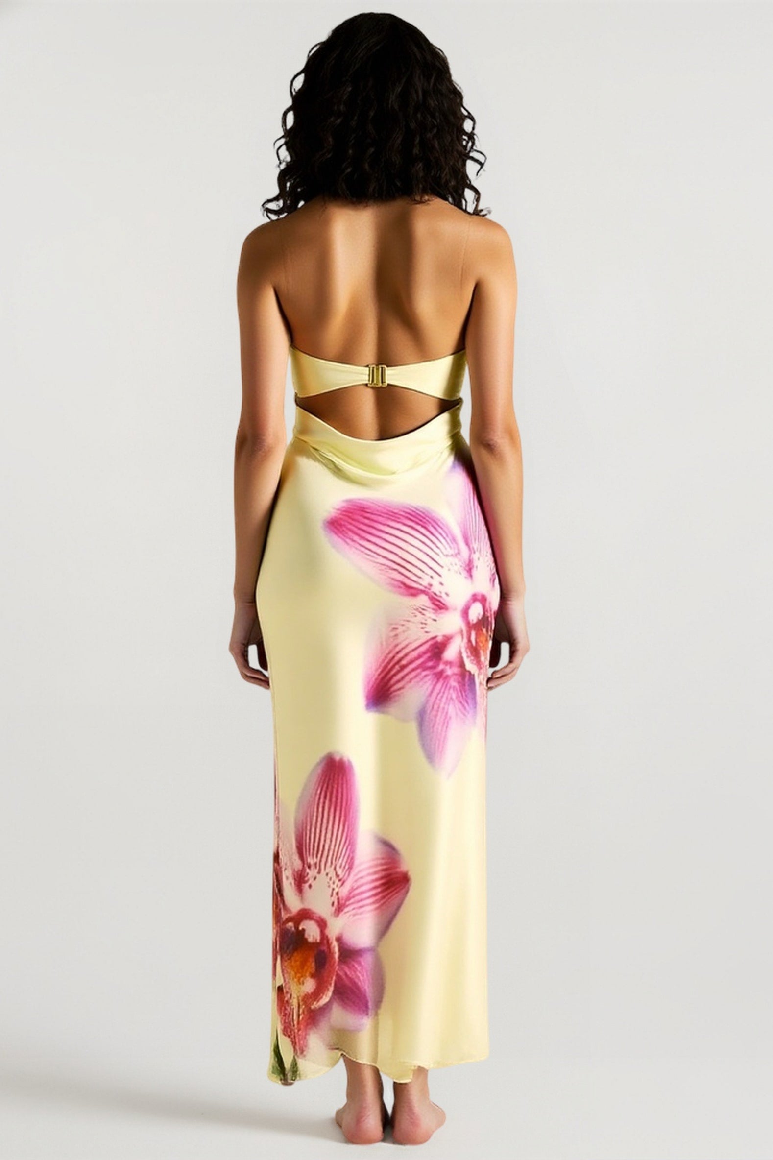 Tube Print Slim Vacation Dress Secondary image