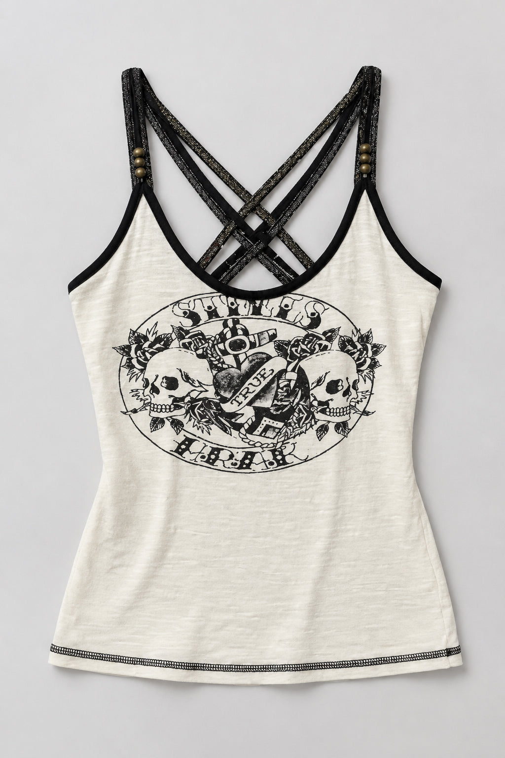 Skull Print Cami Tank Top Main image