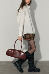 Relaxed Button Front Blouse