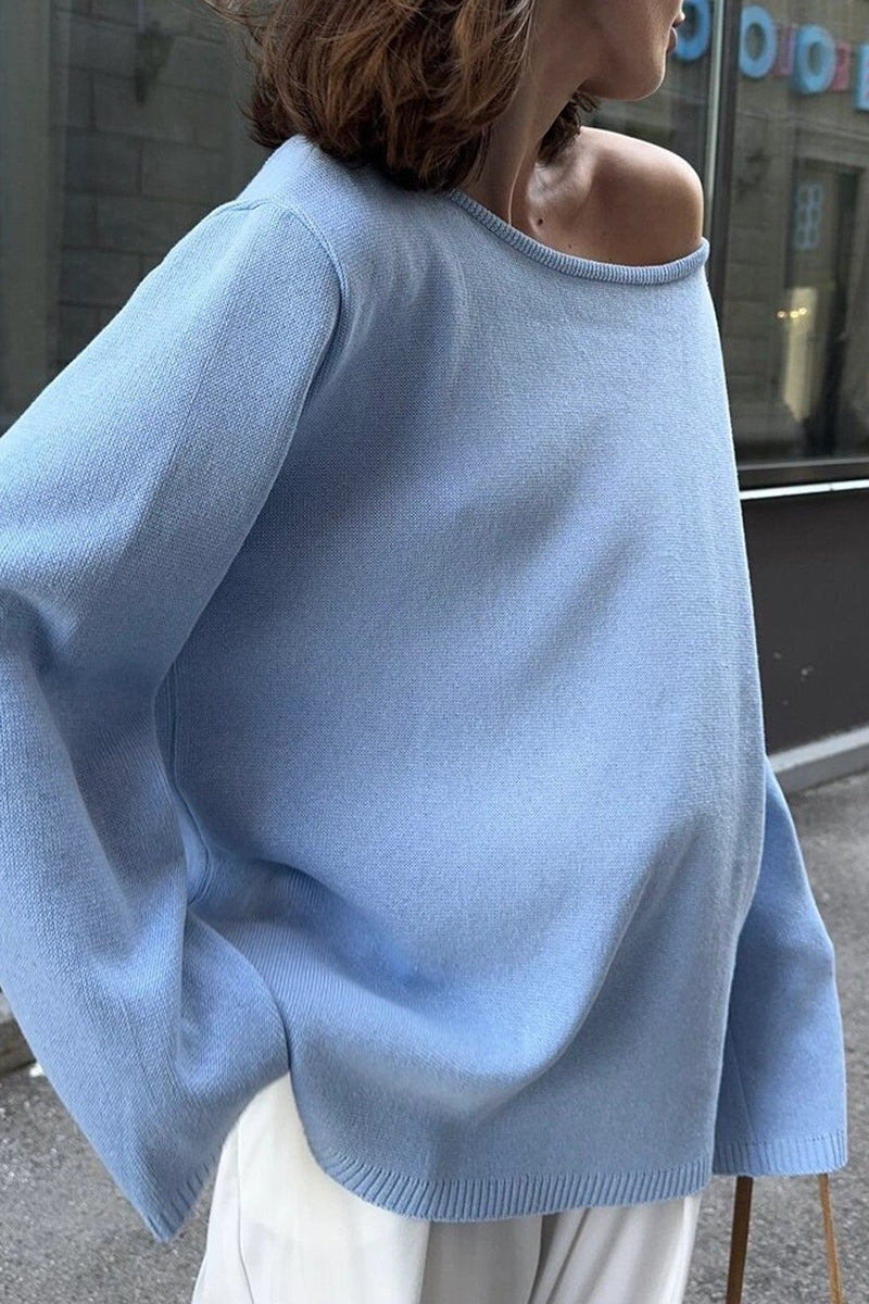 Loose Fit Backless Sweater Secondary image