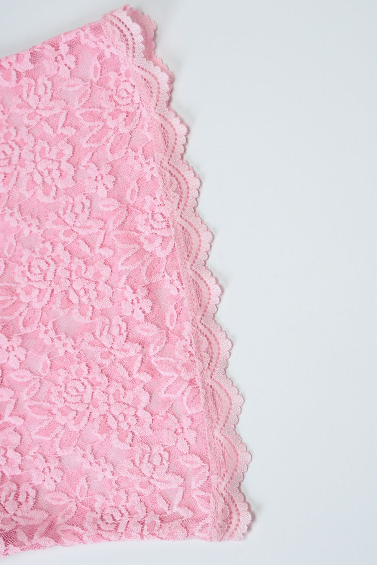 Lace Hollow Out Slim Fit Halter Top