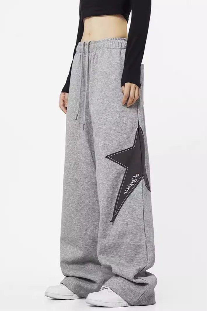 Loose Straight Wide Leg Athletic Casual Pants Main image