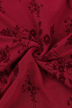 V-Neck Sleeveless Slim Fit Floral Dress