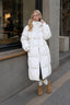 Trendy Long Hooded Puffer Jacket