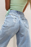 Butterfly Print High Waist Jeans