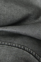 Washed PU Moto Biker Jacket