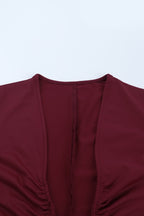 U-Neck Bodycon Party Dress