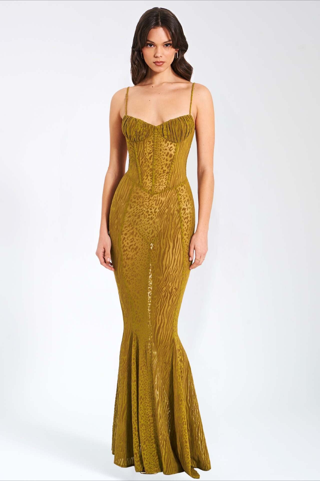 Leopard Print Slip Dress Secondary image