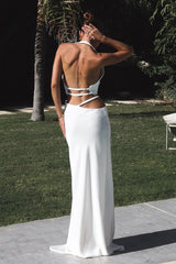 Solid Color Soft Bodycon Maxi Skirt