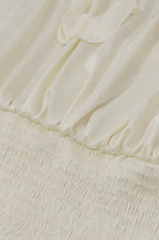 Ruffle Trim Bell Sleeve Party Dress