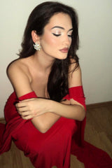 Extra Long Sleeve Strapless Birthday Dress