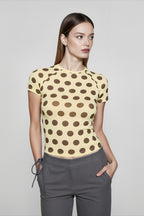 Polka Dot Slim T-shirts