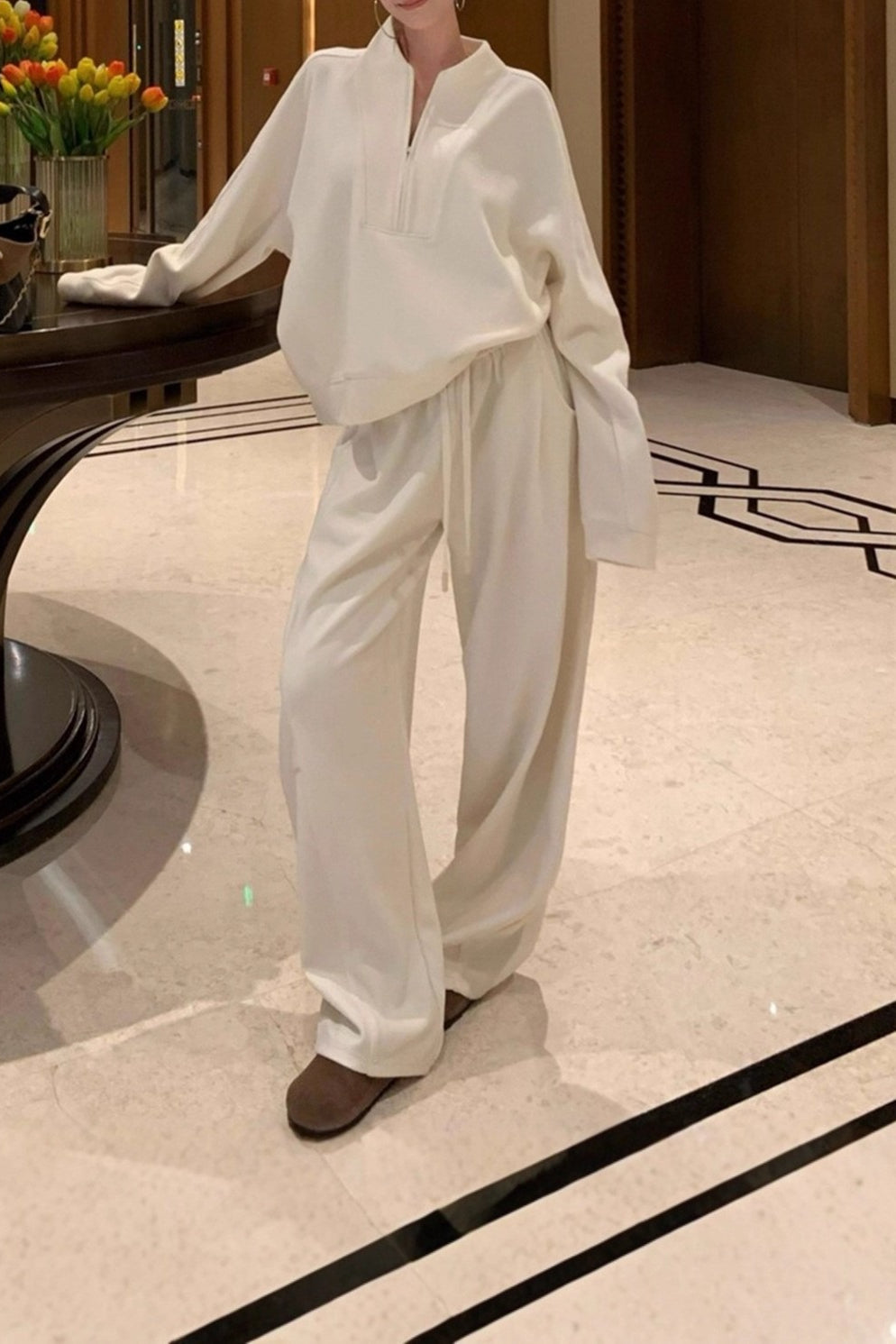 Quiet Luxury Hoodie Joggers Activewear Set Secondary image