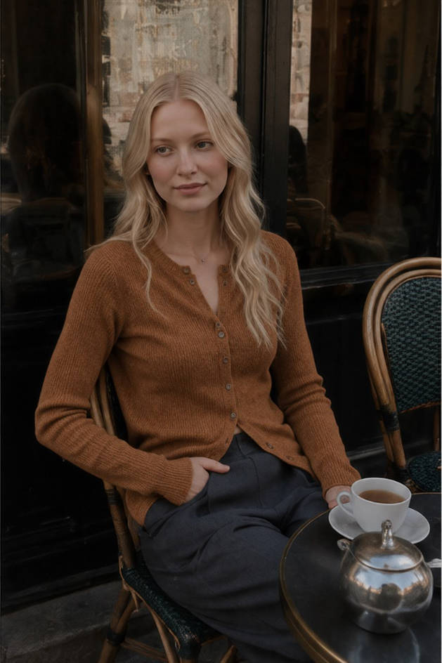 Tailored Knit Cardigan