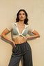 Transparent Mesh Short Sleeve Sheer Top