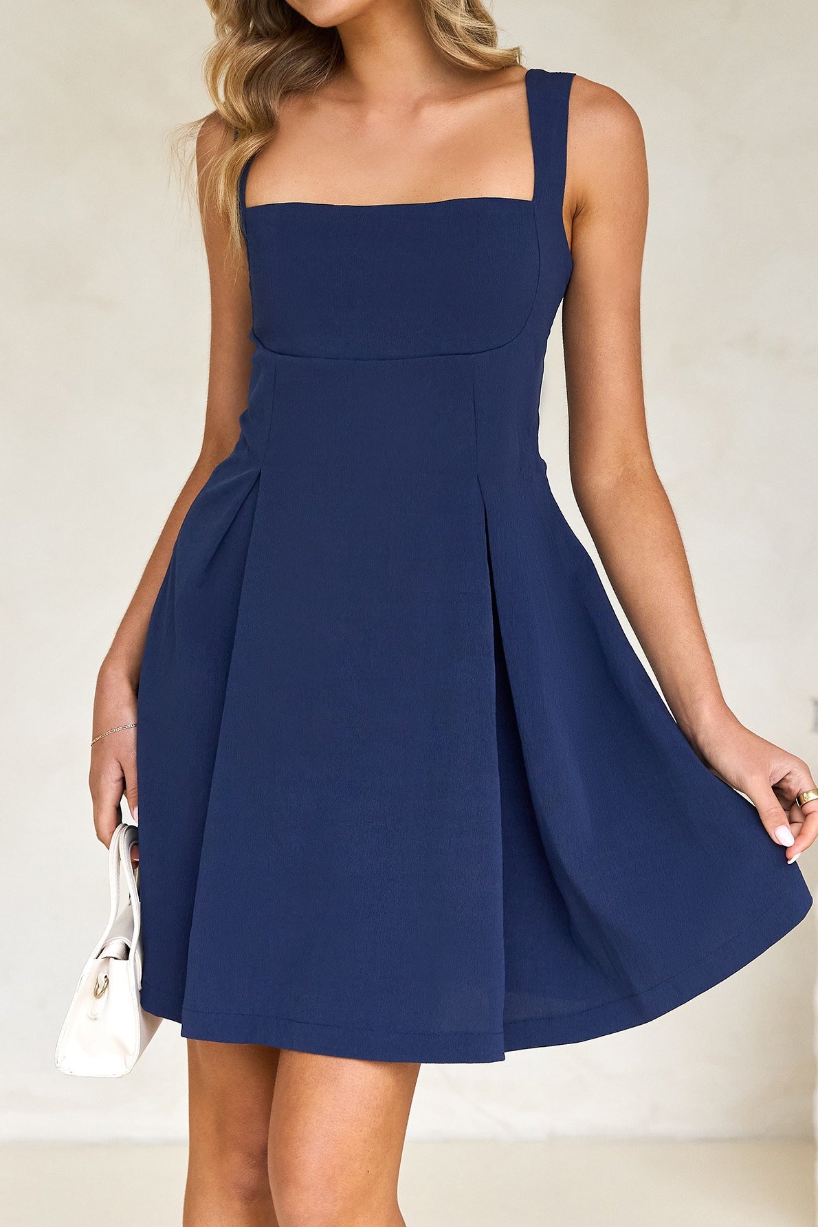 Elegant Butterfly Tie Spaghetti Strap Cocktail Dress Main image