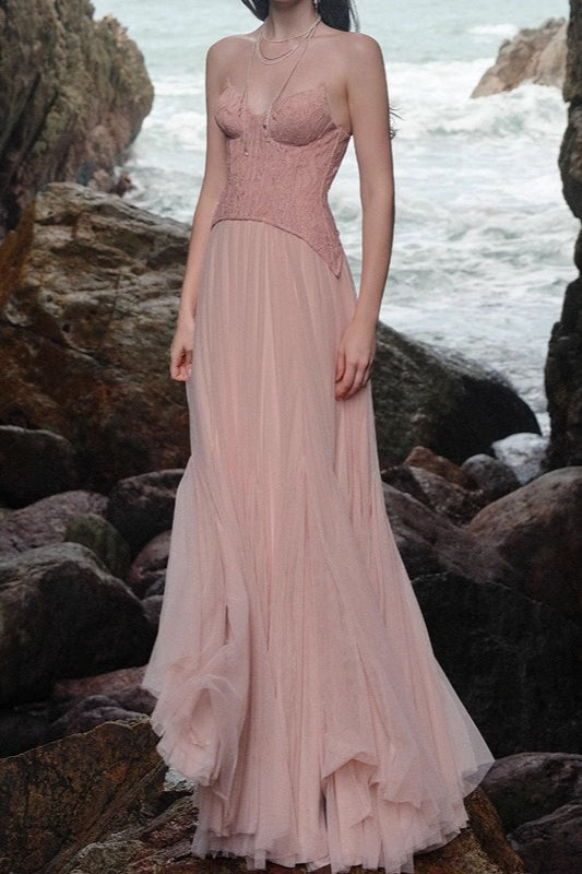 Heavy Lace Corset Ball Gown Prom Dress Main image