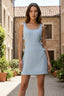 Sequin Embellished Spaghetti Strap Mini Dress