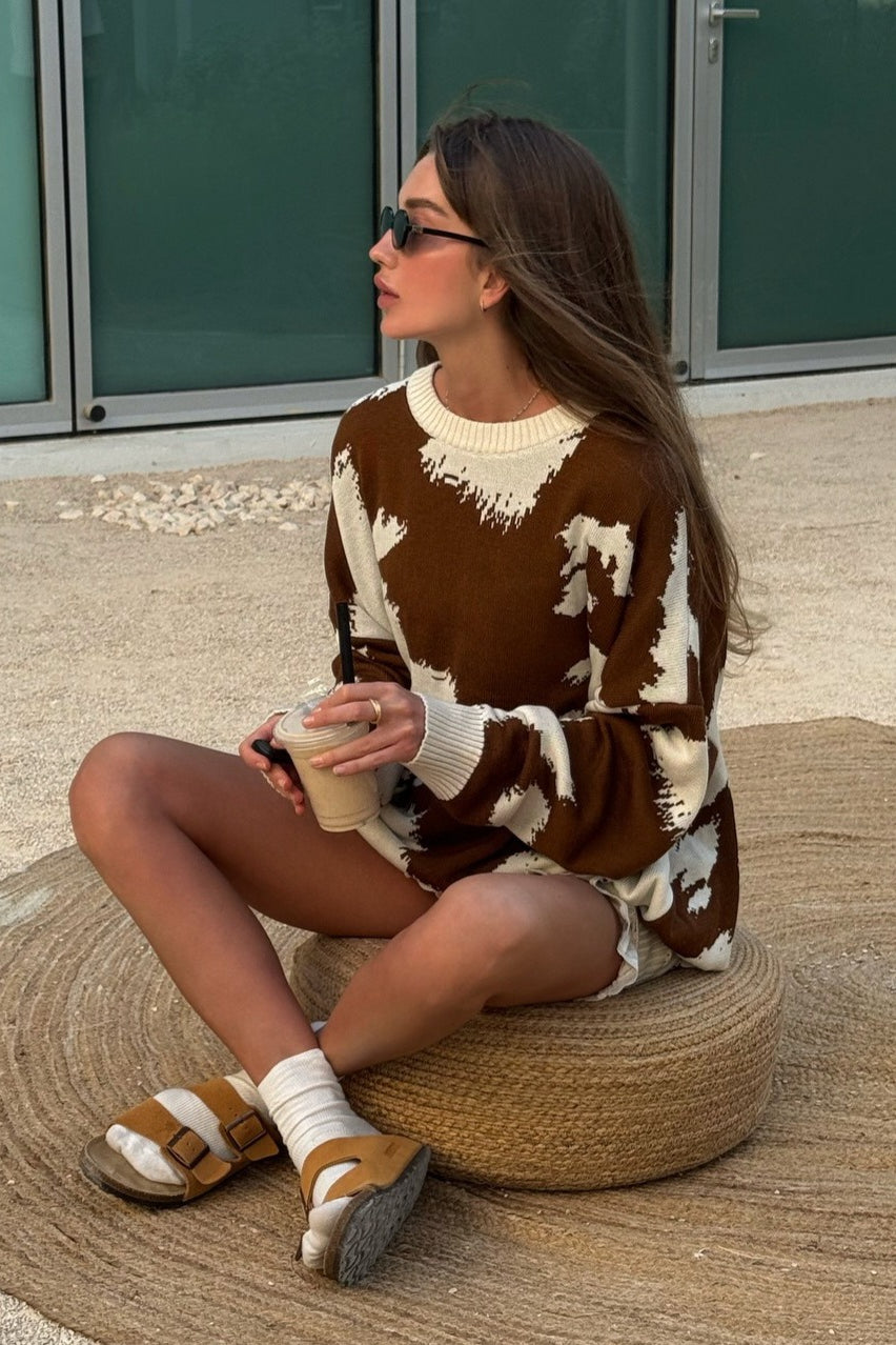 Casual Loose Fit Pullover Sweater Secondary image