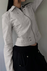 Minimalist Cargo Lapel Jacket