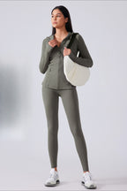 Drawstring Fitted Performance Hoodie