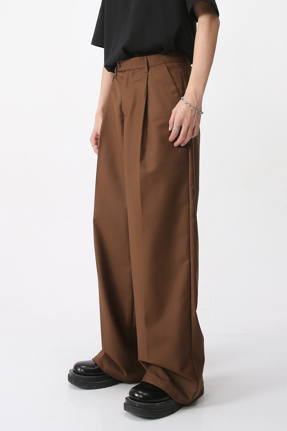 Korean Vintage Relaxed Straight Casual Pants Secondary image