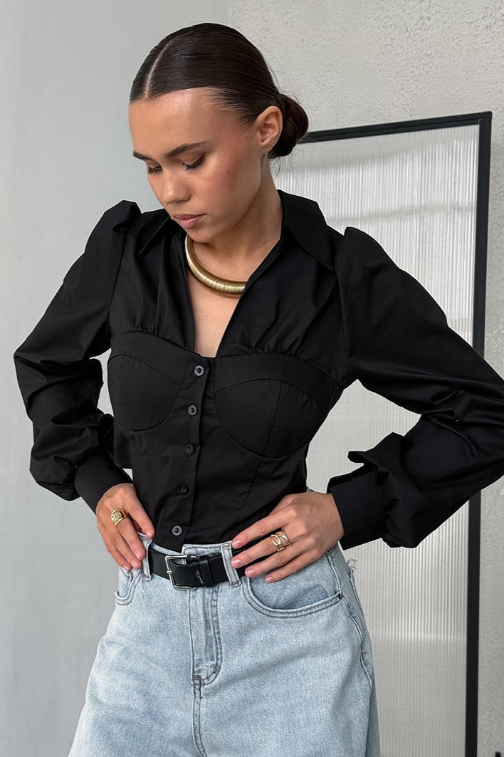 Sophisticated Poly Cotton Blouse