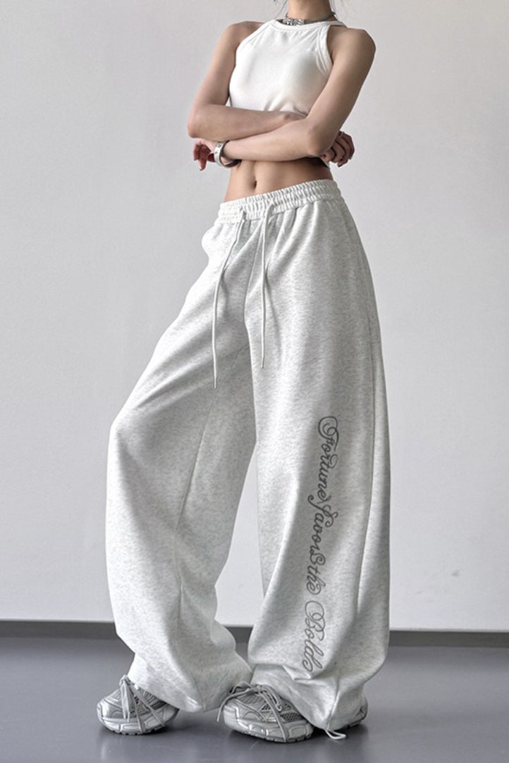 High Waist Wide Leg Straight Casual Pants Main image