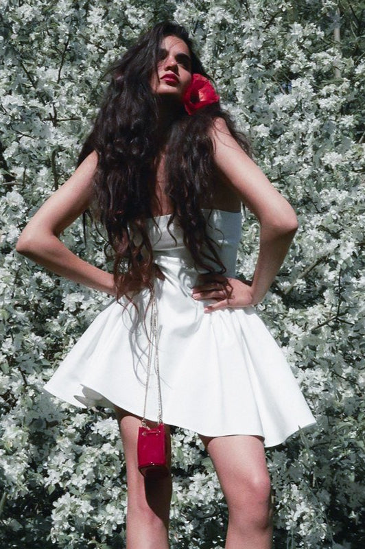 Satin Corset Mini Party Dress Main image