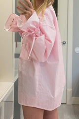 Versatile Striped Flare Blouse