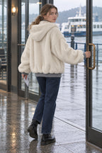 Teddy Reversible Hooded Jacket