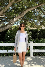 Oversized Lightweight Zip Hoodie