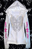 Rhinestone Tribal Graphic Zip Up Hoodie