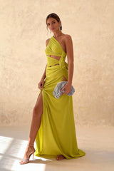 Elegant  Asymmetrical Shoulder Party Dress