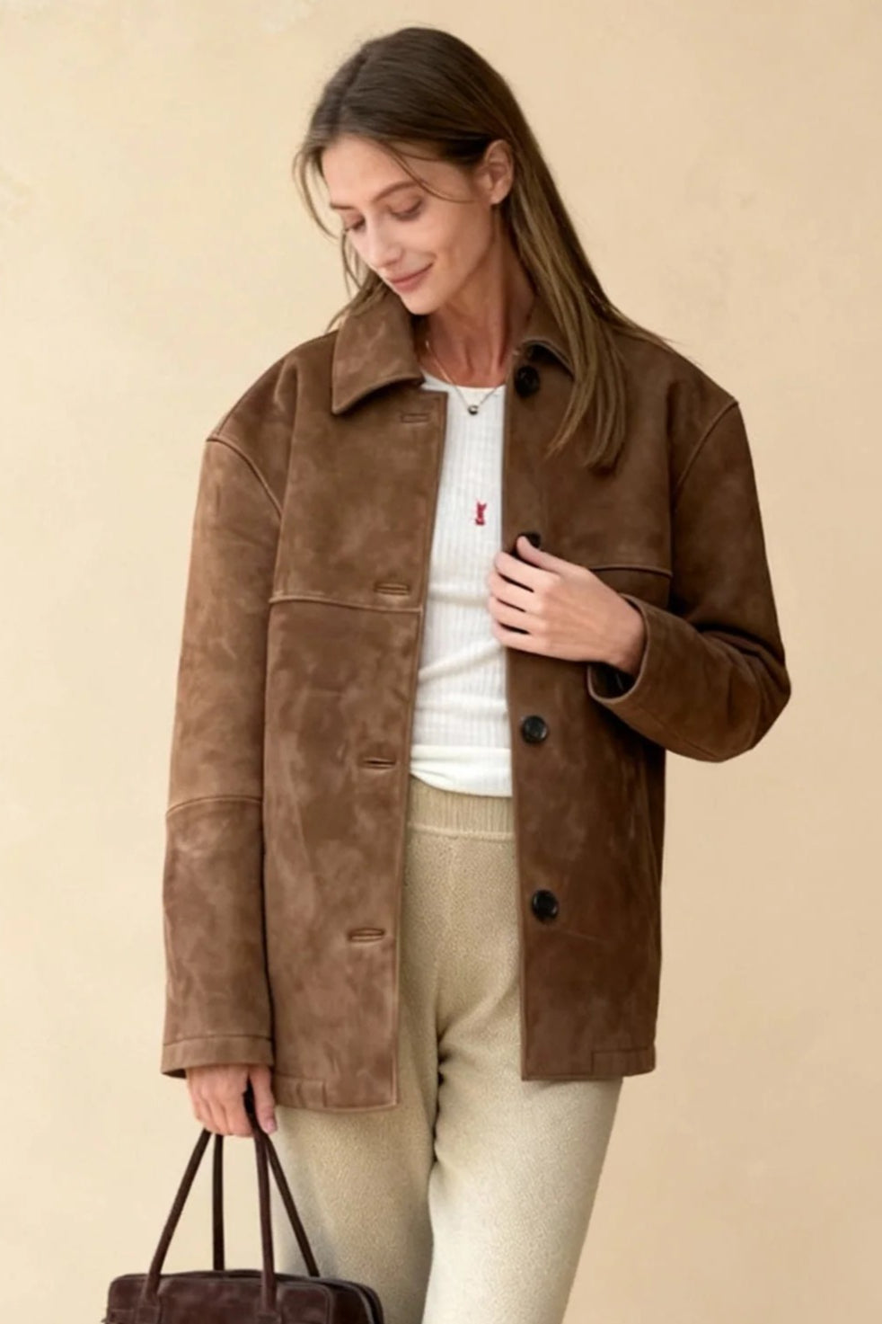 Fashion Casual Solid Stylish Elegant Long Sleeve Jacket Secondary image