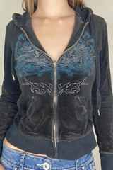 2000s Grunge Aesthetic Hoodie