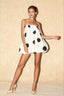 Polka Dot Print Bodycon Mini Dress